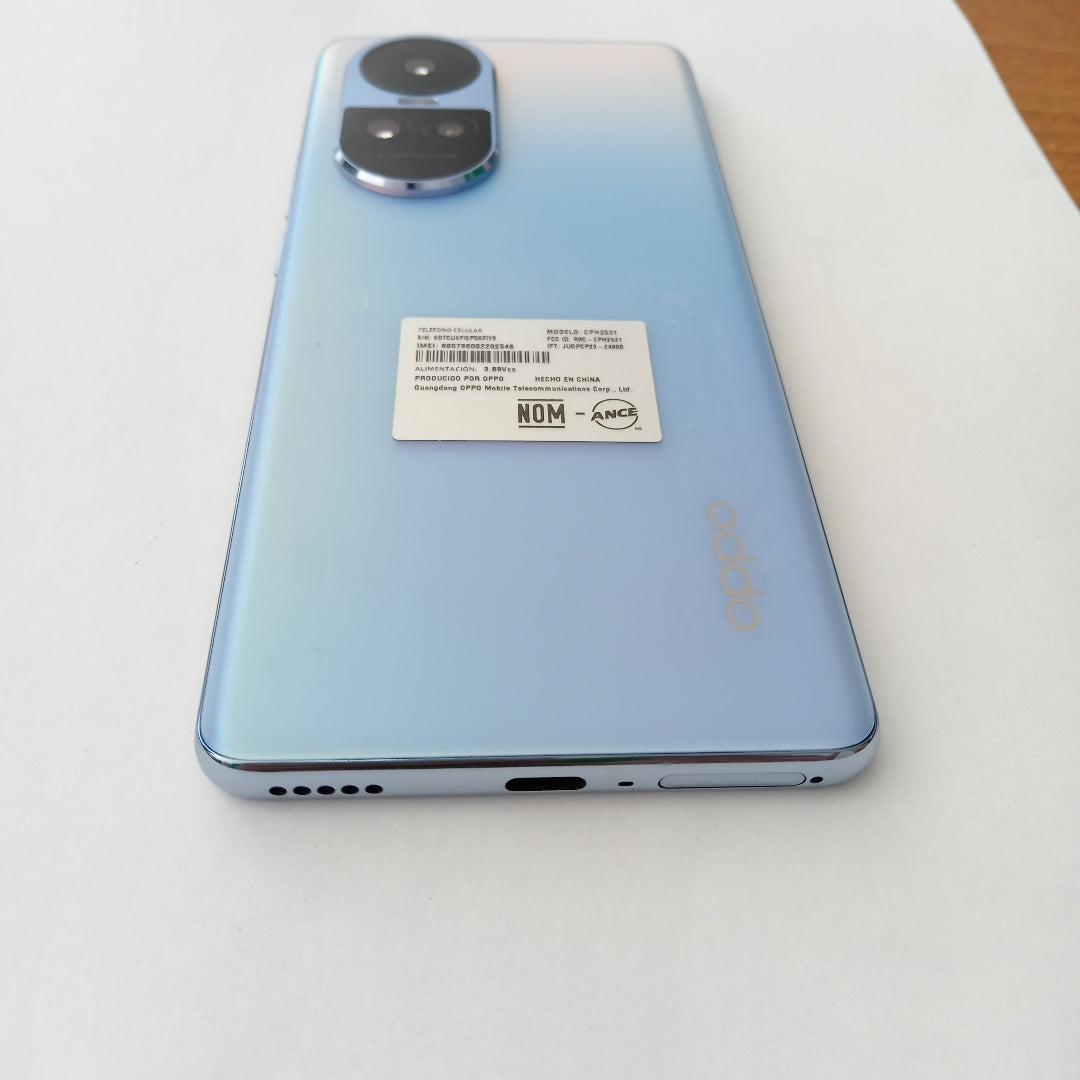 CELULAR OPPO  RENO10 5G CPH2531 (2023) 256 GB 8 GB RAM (SEMINUEVO)