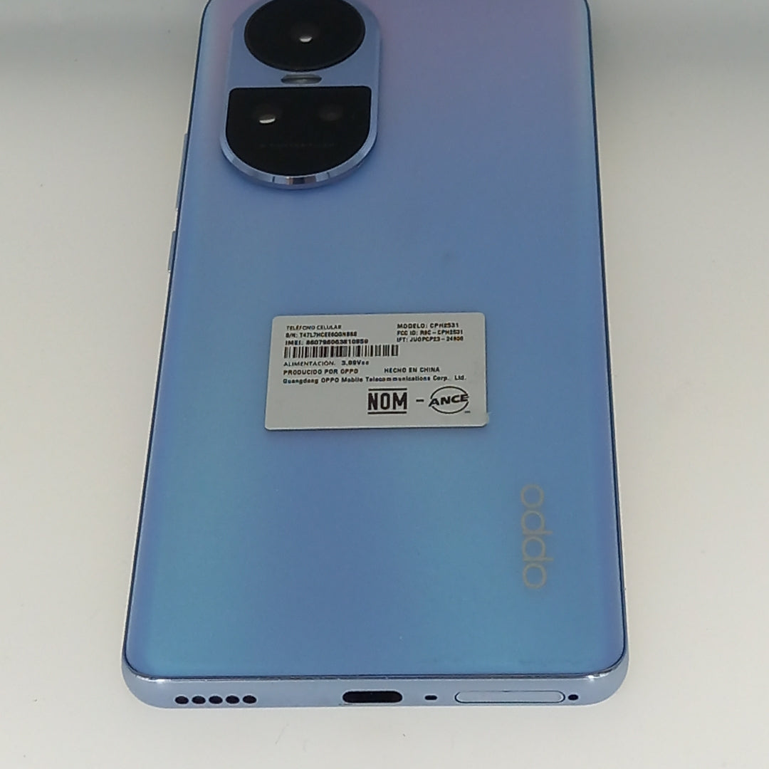 CELULAR OPPO  RENO10 5G CPH2531 (2023) 256 GB 8 GB RAM (SEMINUEVO)