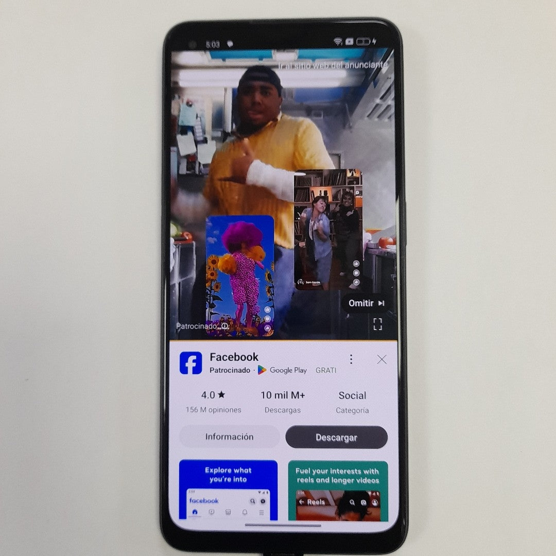 CELULAR OPPO  RENO7 CPH2363 (2022) 256 GB 8 GB RAM (SEMINUEVO)