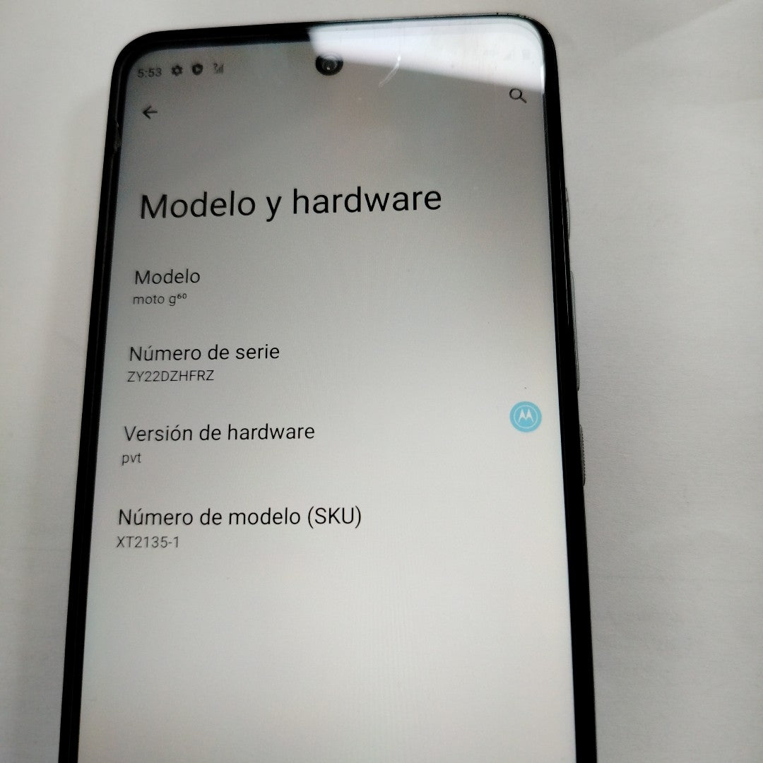 CELULAR MOTOROLA MOTO G60 XT2135-1 128 GB 4 GB RAM (SEMINUEVO)