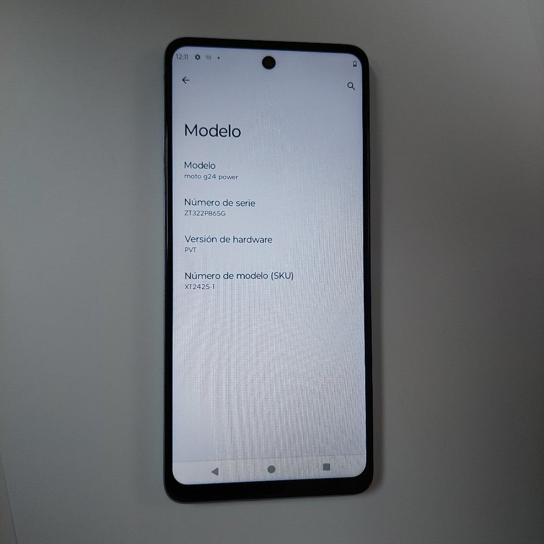 CELULAR MOTOROLA MOTO G24 POWER XT2425-1 (2024) 256 GB 8 GB RAM (SEMINUEVO)