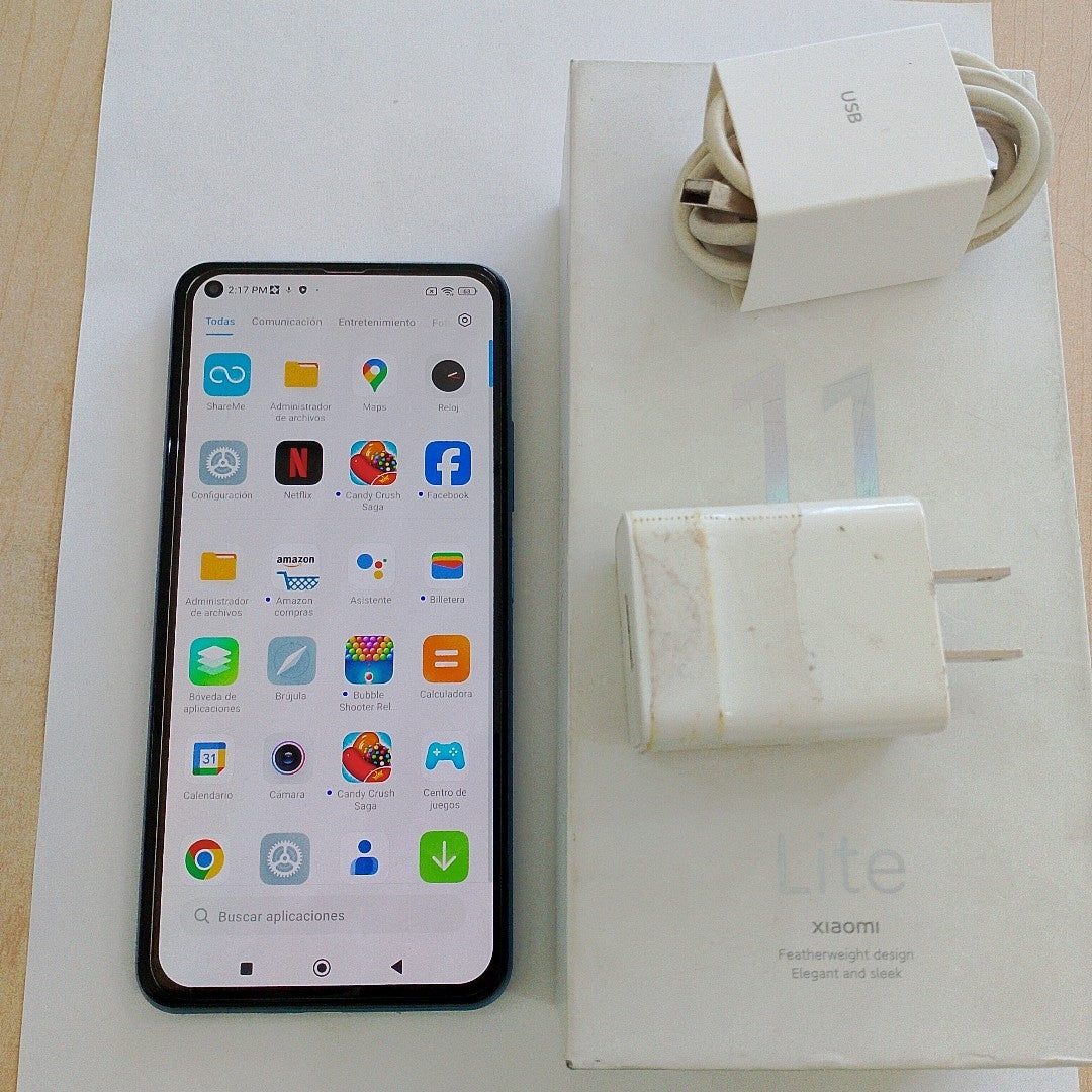 CELULAR XIAOMI MI 11 LITE M2101K9AG 128 GB 6 GB RAM (SEMINUEVO)