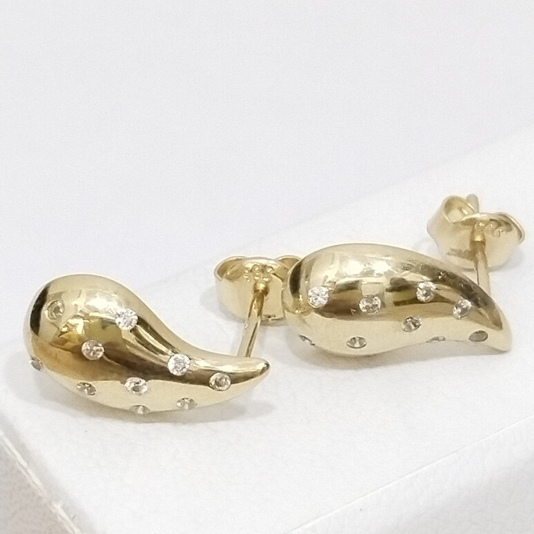 BROQUELES ORO 14K 2.1 (NUEVO)