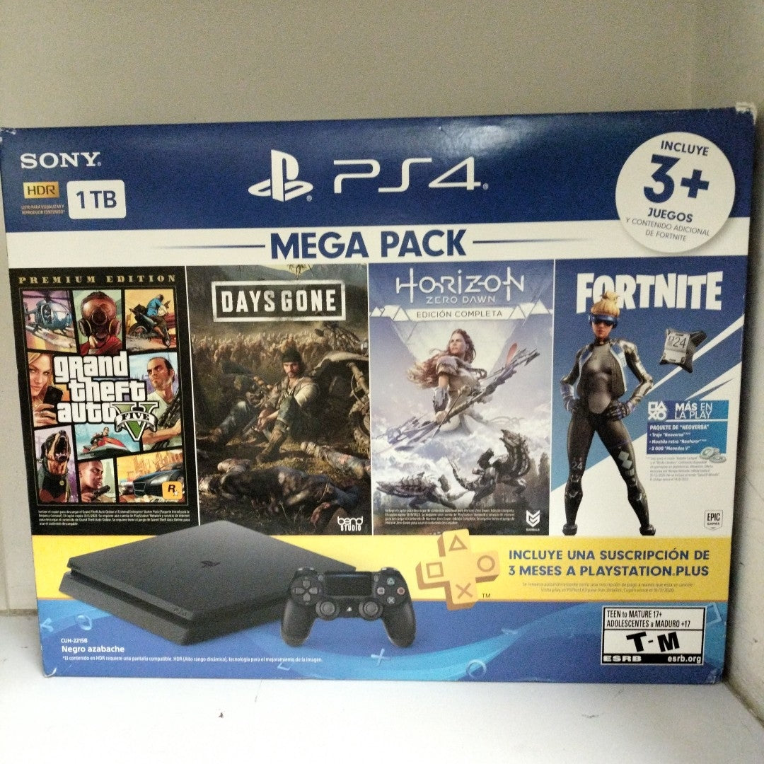CONSOLA DE VIDEOJUEGO SONY PS4 SLIM 1 TB (SEMINUEVO)
