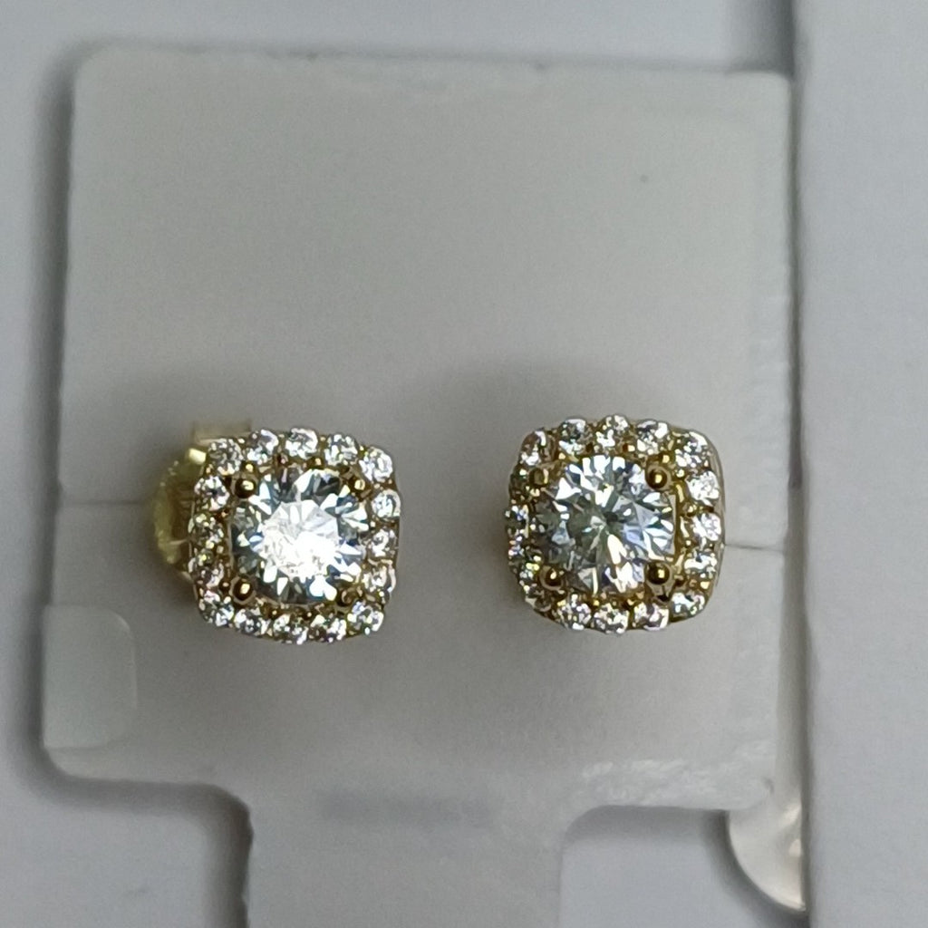 BROQUELES ORO 14K 2.4 (NUEVO)