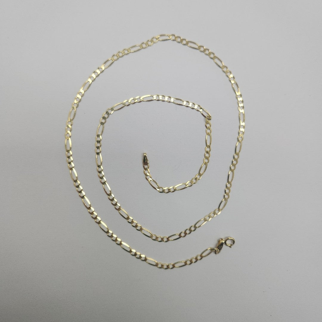 CADENAS CARTIER 3*1 AMARILLA ORO 14K 3.6 (NUEVO)