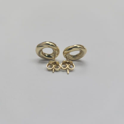 BROQUELES ORO 14K 1.5 (NUEVO)