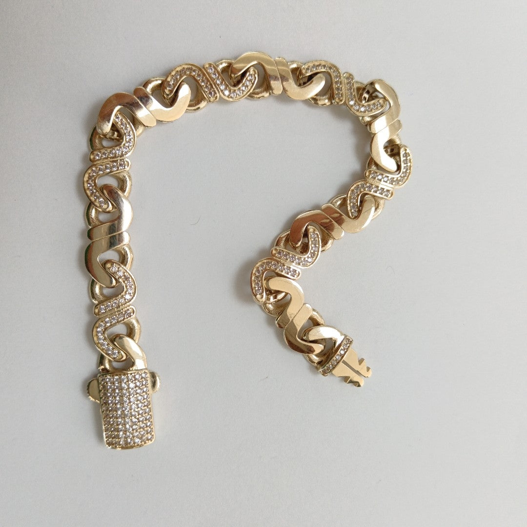 PULSERAS DAMA ORO 14K 15.7 (NUEVO)