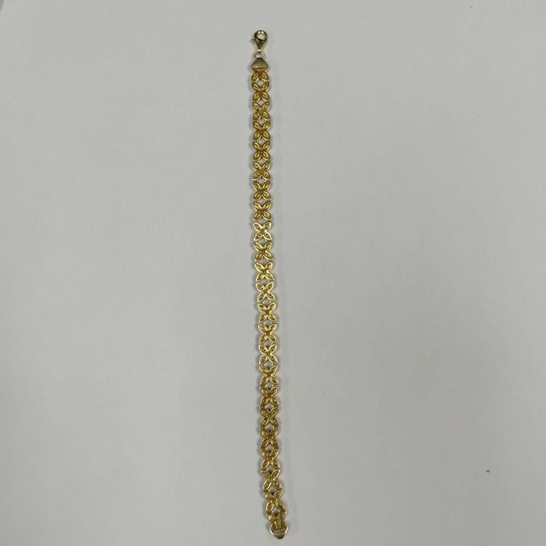 PULSERAS DAMA ORO 14K 9.9 (NUEVO)