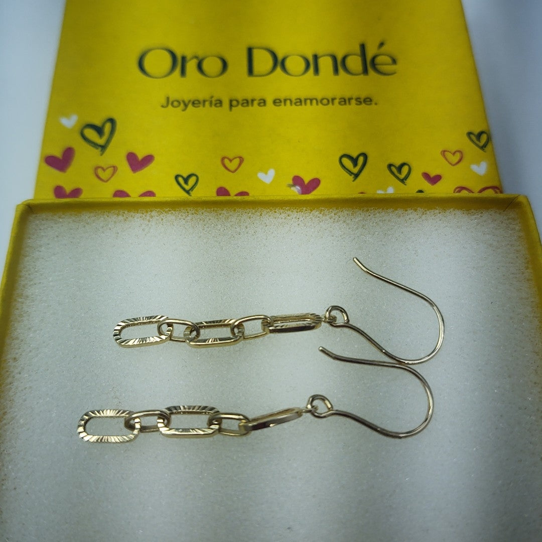 BROQUELES ORO 14K 1.9 (NUEVO)