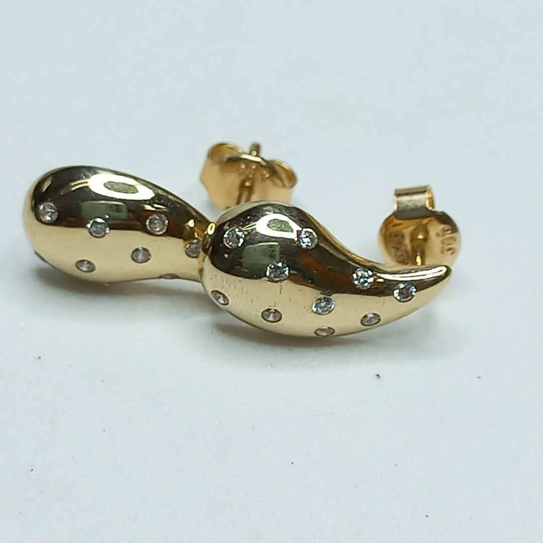 BROQUELES ORO 14K 2 (NUEVO)