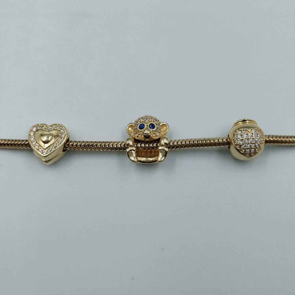 PULSERA CHARM ORO 14K 13.5 (NUEVO)