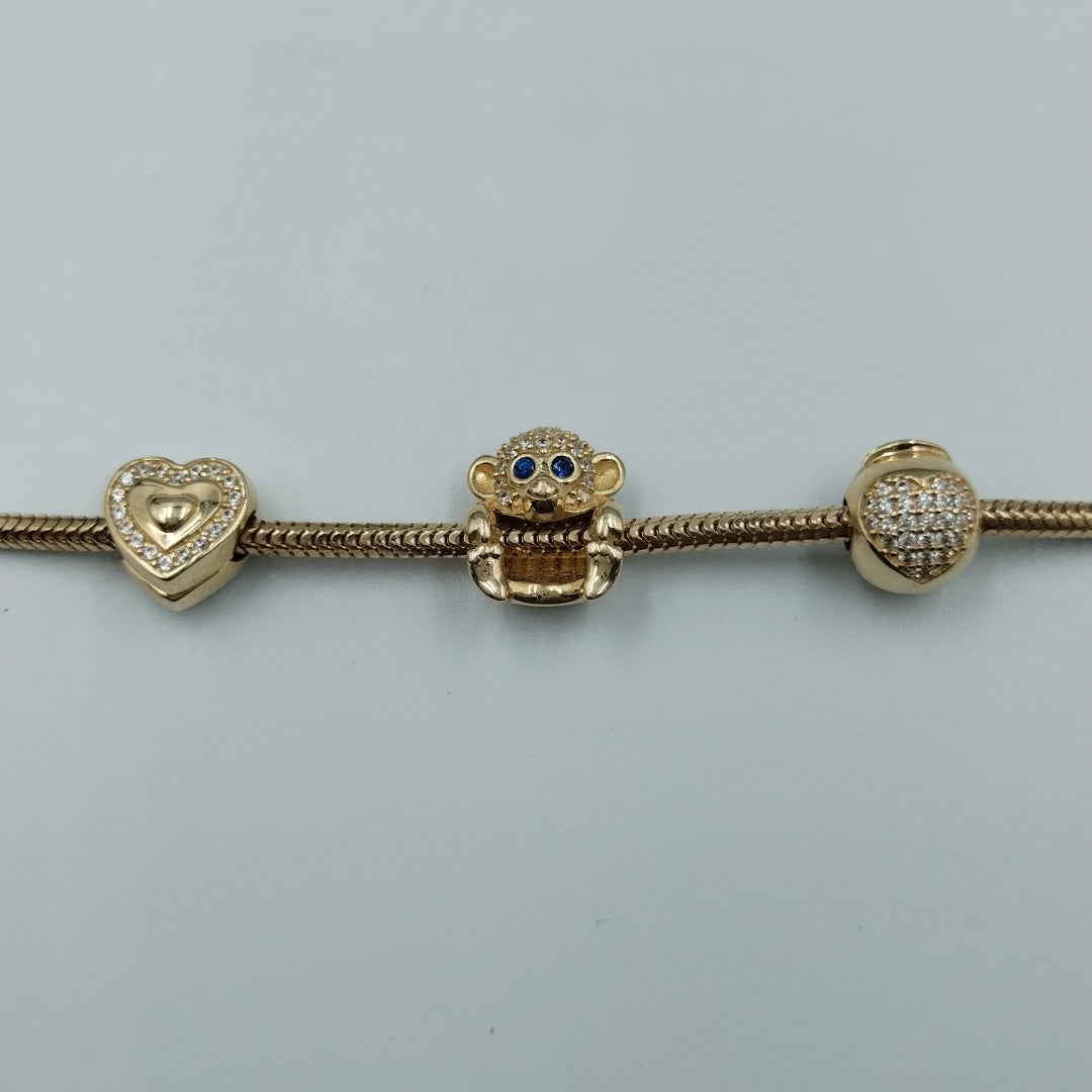 PULSERA CHARM ORO 14K 13.5 (NUEVO)