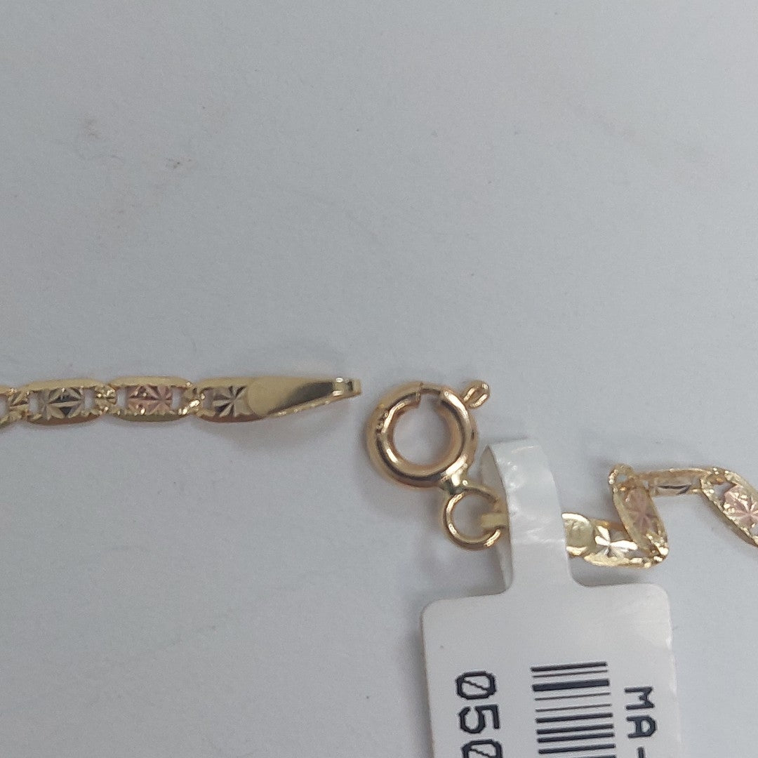 CADENAS VALENTINA/ESPEJO ORO 14K 3.5 (NUEVO)