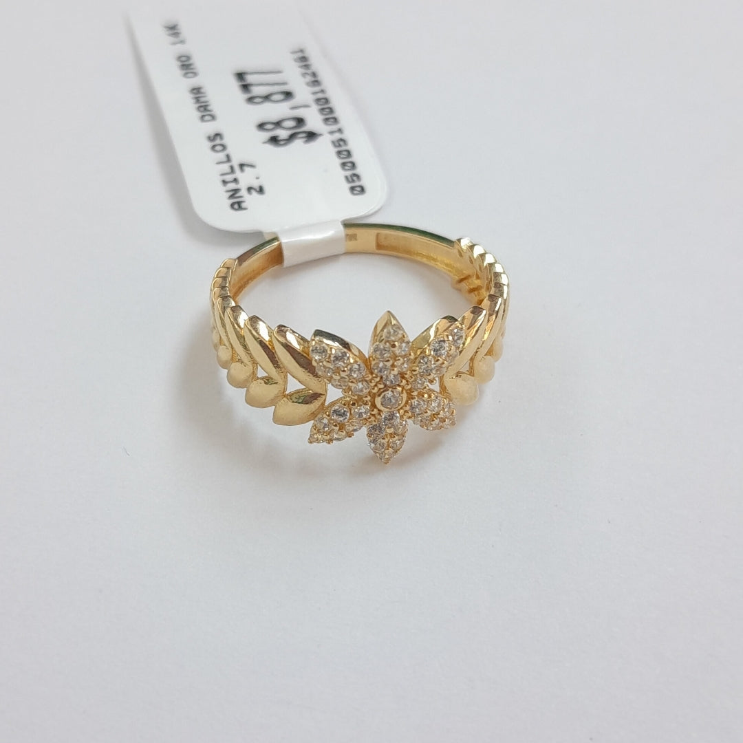 ANILLOS DAMA ORO 14K 2.7 (NUEVO)