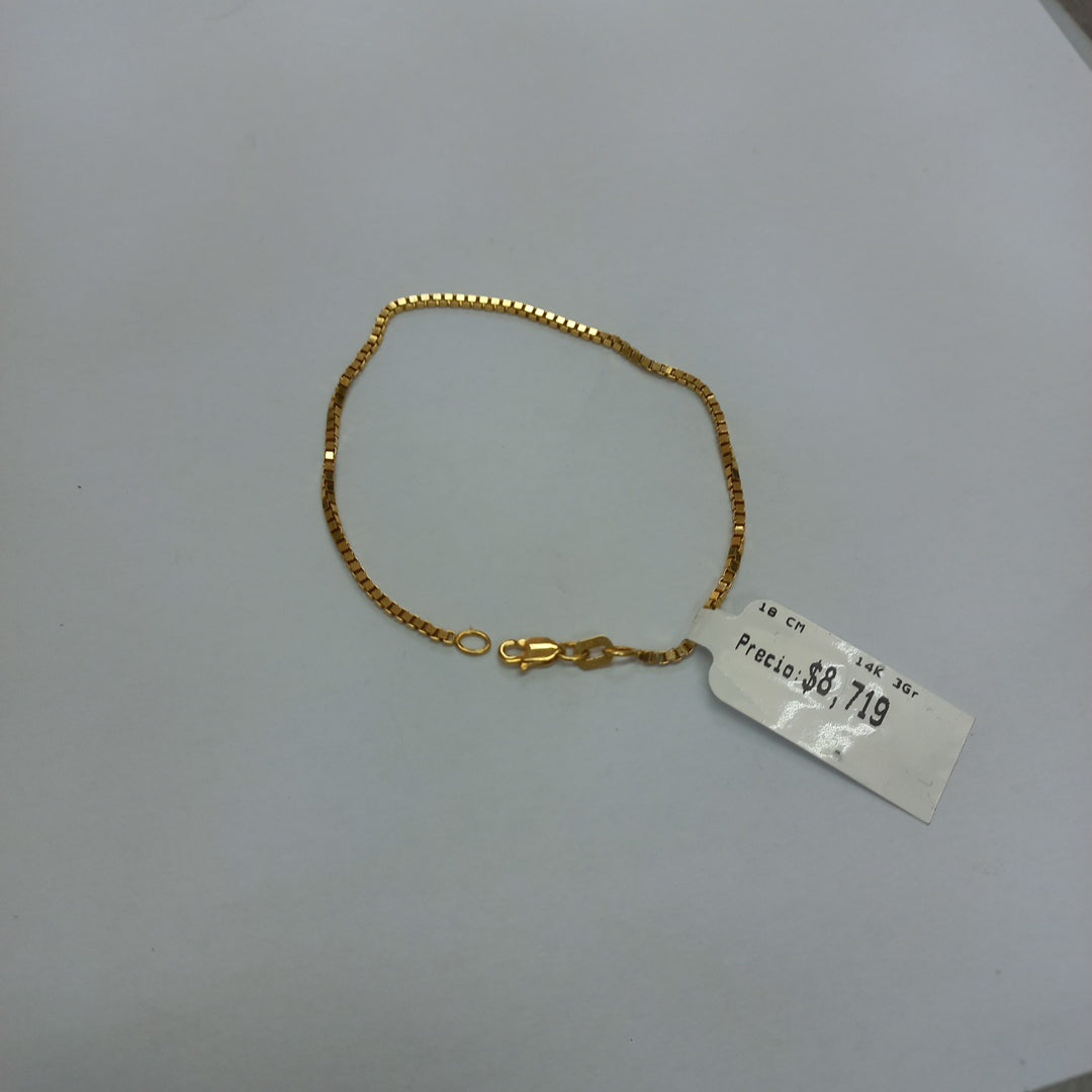 PULSERAS DAMA ORO 14K 3 (NUEVO)