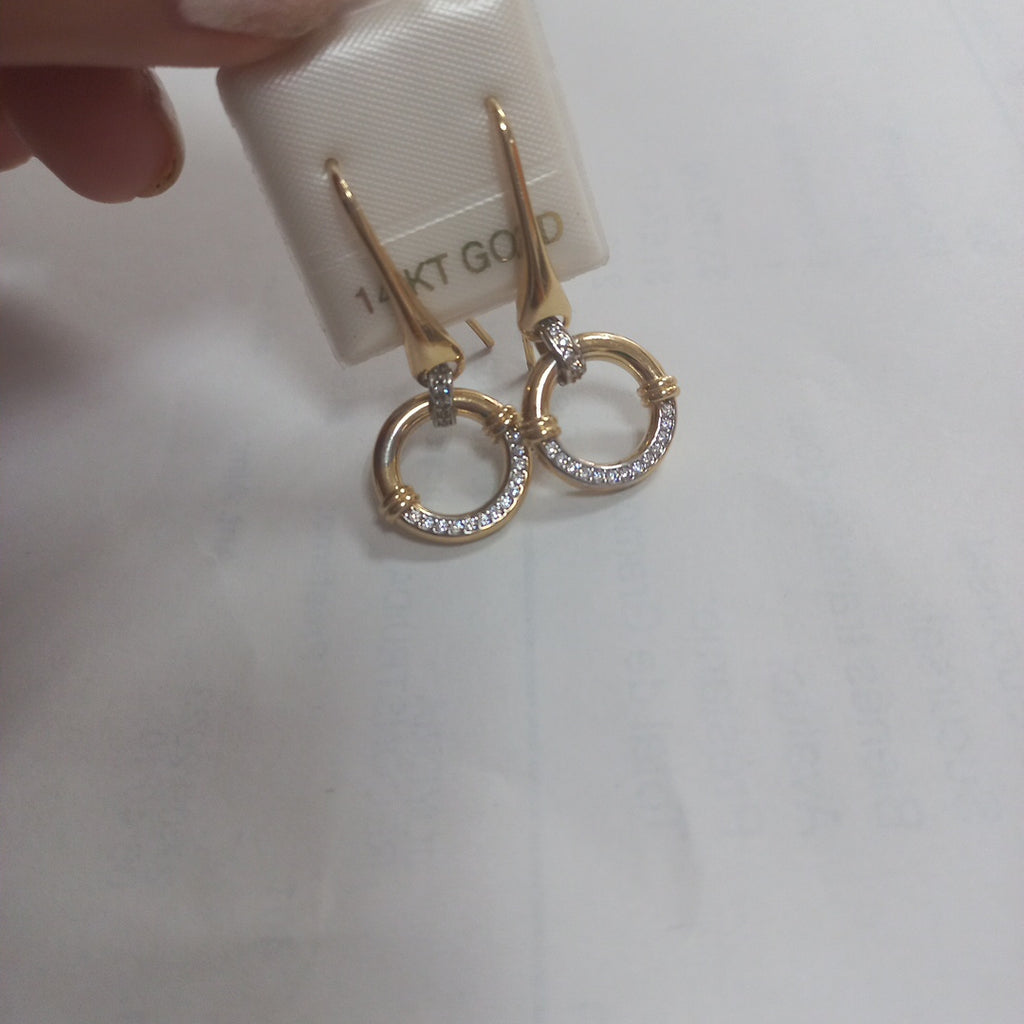 BROQUELES ORO 14K 4 (NUEVO)