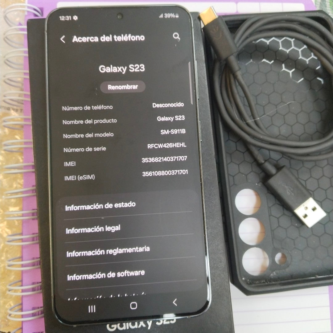 CELULAR SAMSUNG GALAXY S23 SM-S911B 256 GB 8 GB RAM