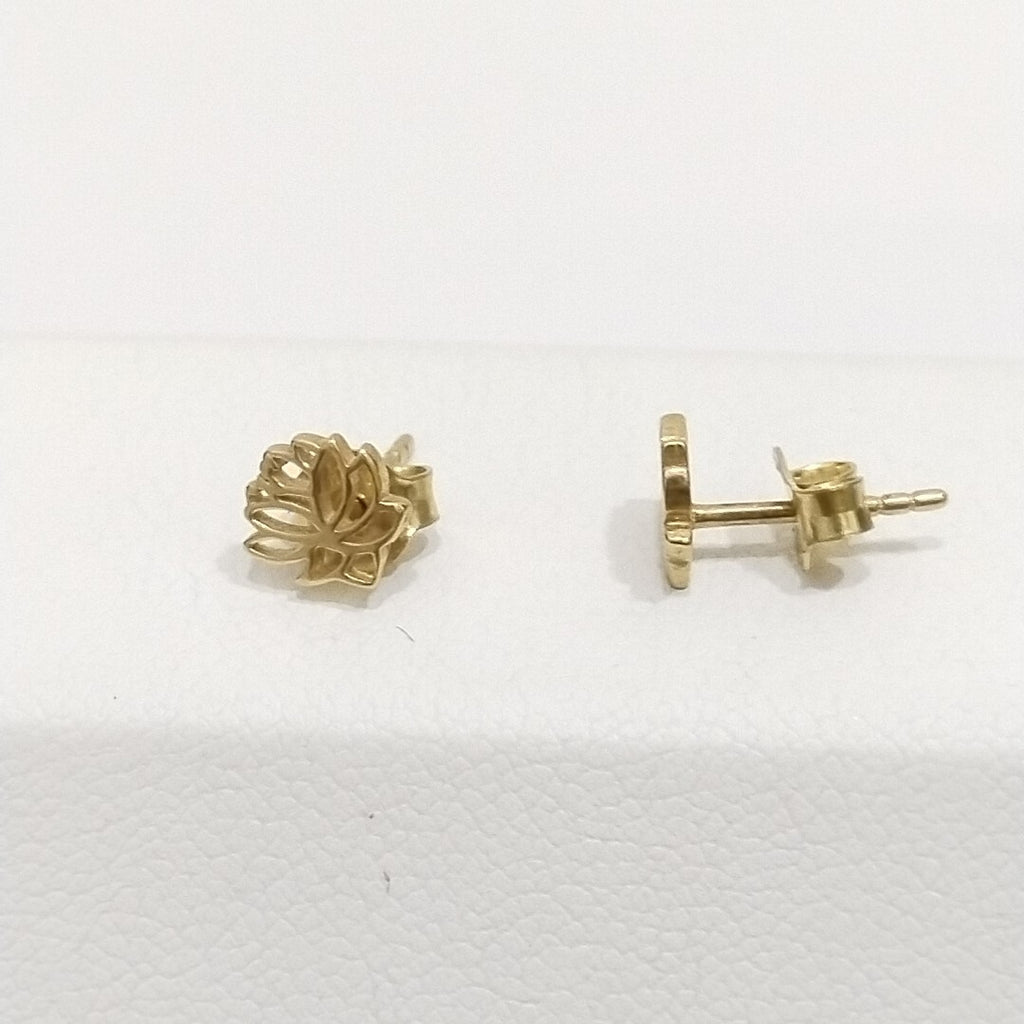 10024BRO00000B1080 FRD6 BROQUEL DE HOJA HUECA ORO 14K 0.9GRS (NUEVO)