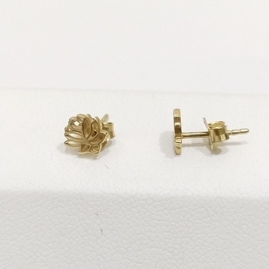 10024BRO00000B1080 FRD6 BROQUEL DE HOJA HUECA ORO 14K 0.9GRS (NUEVO)