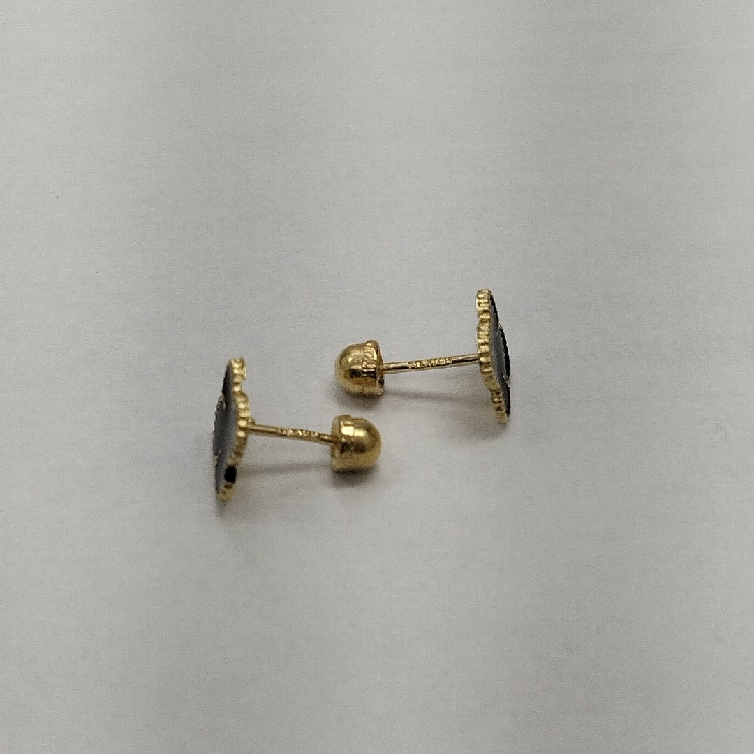 BROQUELES ORO 14K 1 (NUEVO)