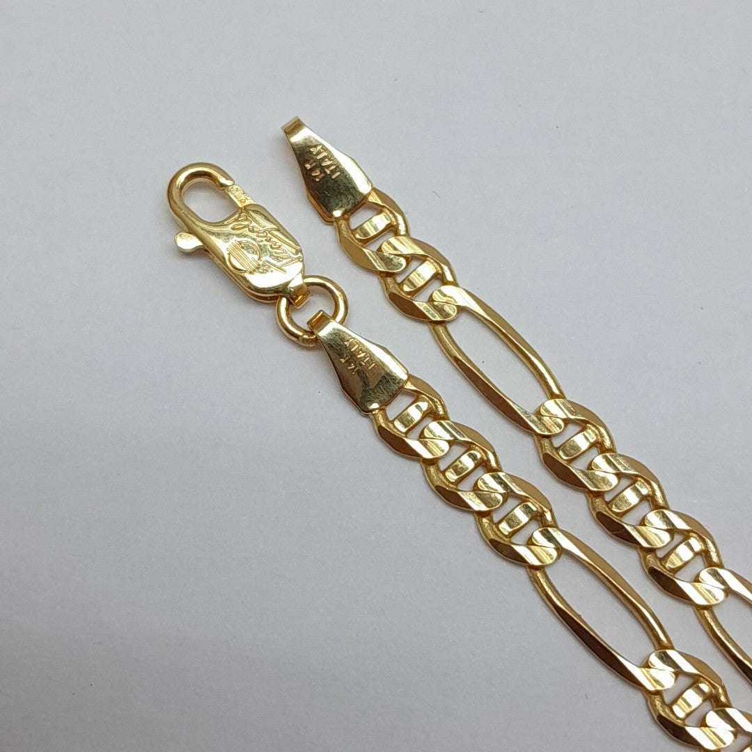 CADENAS CARTIER 3*1 AMARILLA ORO 14K 14.9 (NUEVO)