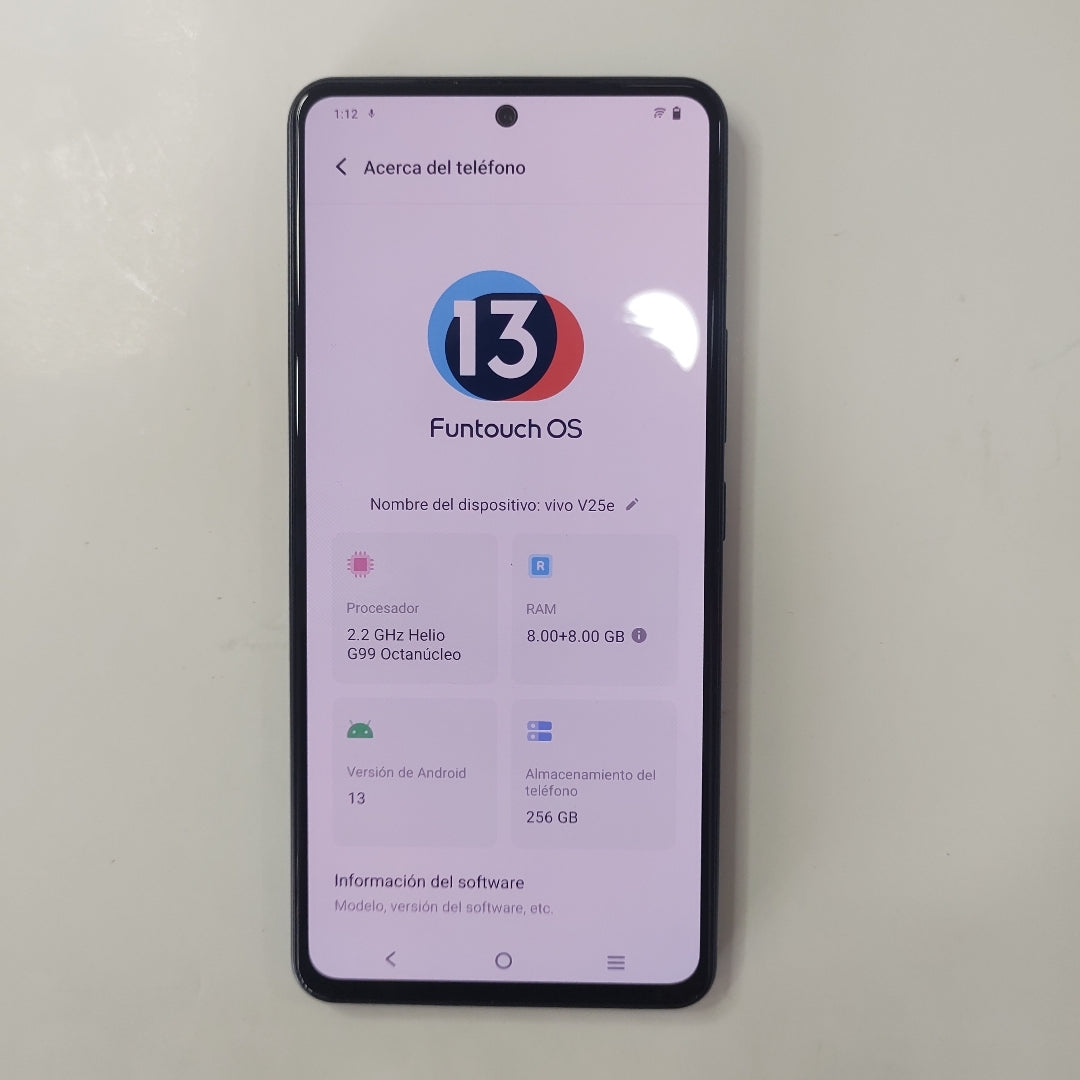 CELULAR VIVO V25E V2242 (2022) 256 GB 8 GB RAM (SEMINUEVO)