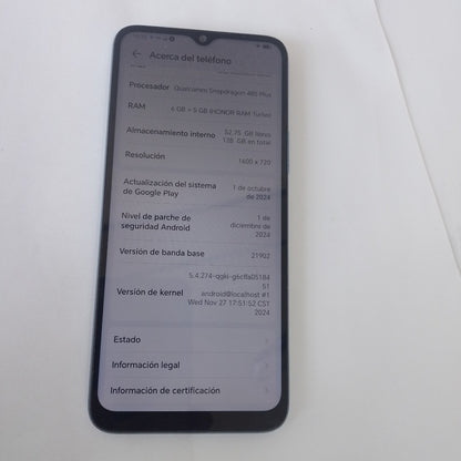CELULAR HONOR X8A 5G RBN-NX3 128 GB 6 GB RAM (SEMINUEVO)