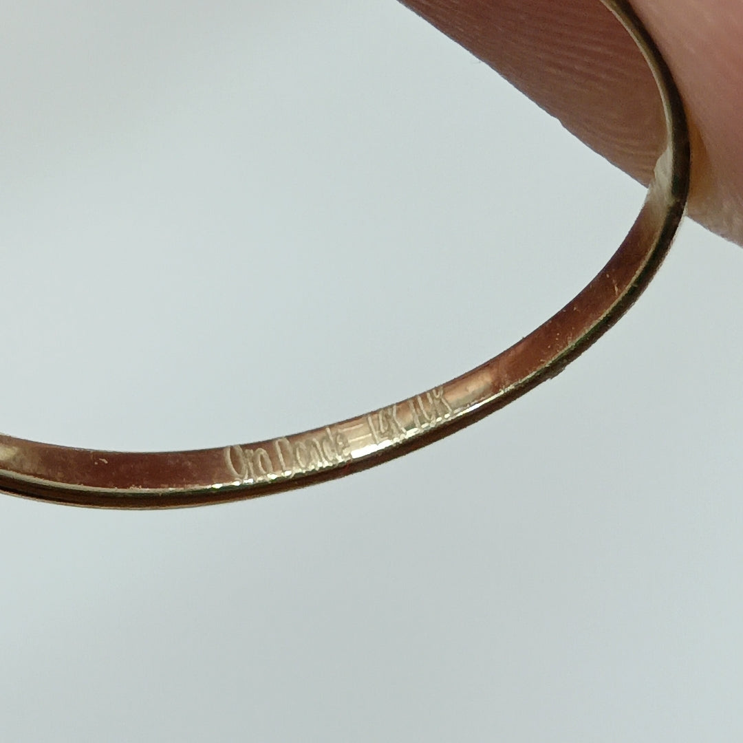 ANILLOS DAMA ORO 14K 1.5 (NUEVO)