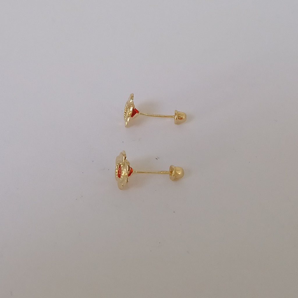 BROQUELES ORO 14K 1 (NUEVO)