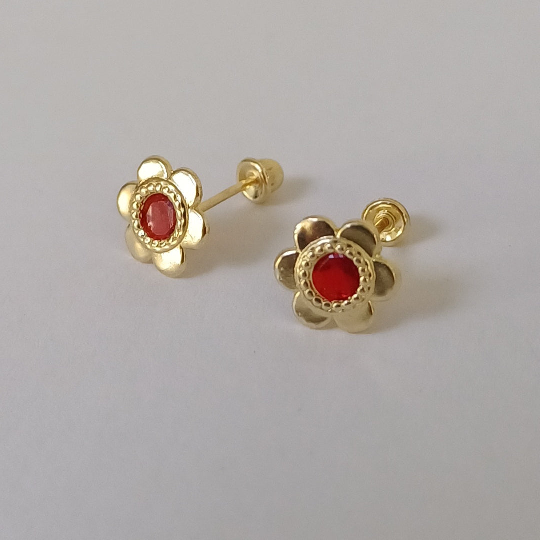 BROQUELES ORO 14K 1 (NUEVO)
