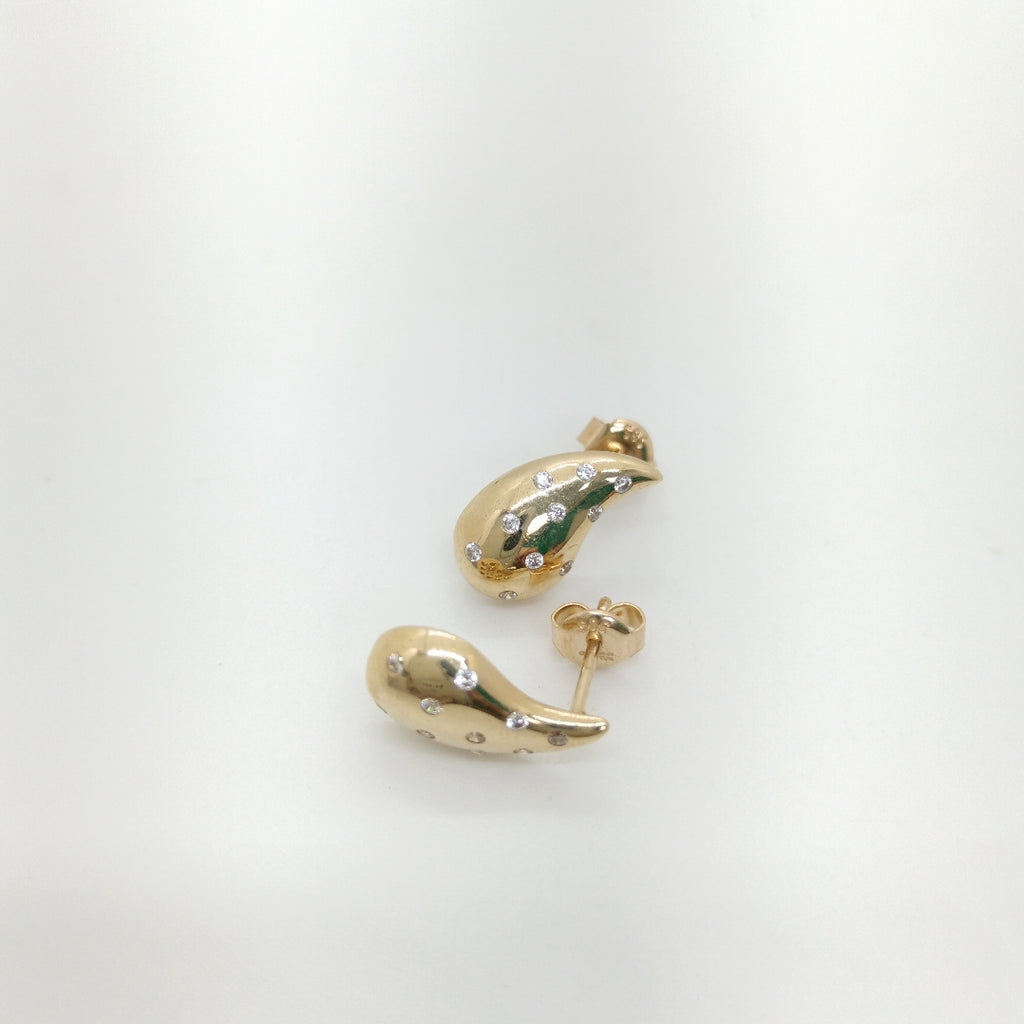 BROQUELES ORO 14K 2 (NUEVO)