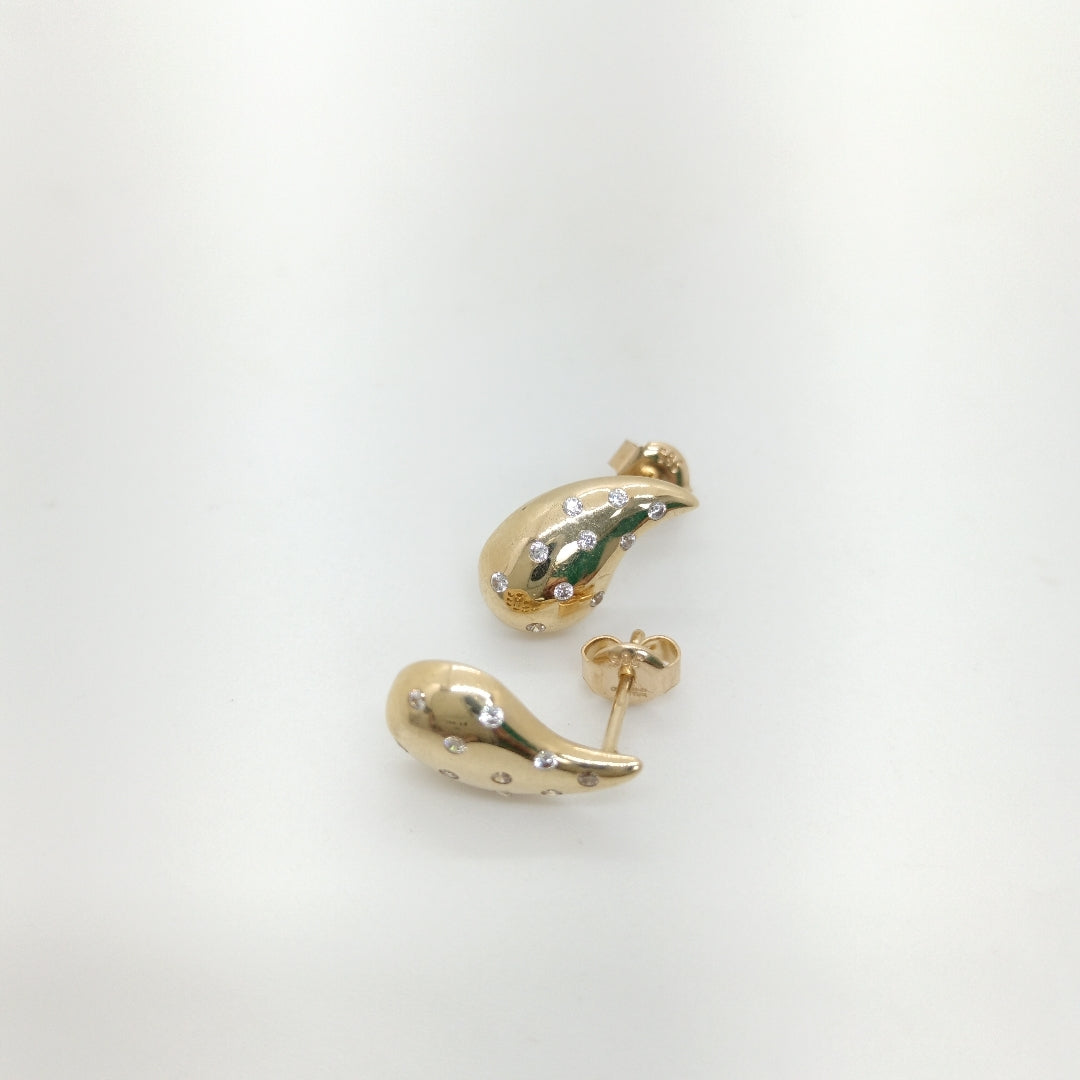BROQUELES ORO 14K 2 (NUEVO)