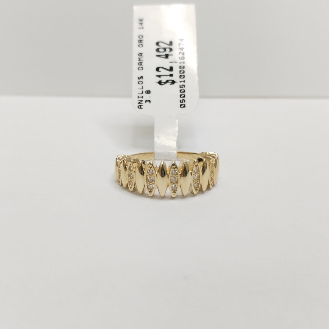 ANILLOS DAMA ORO 14K 3.8 (NUEVO)