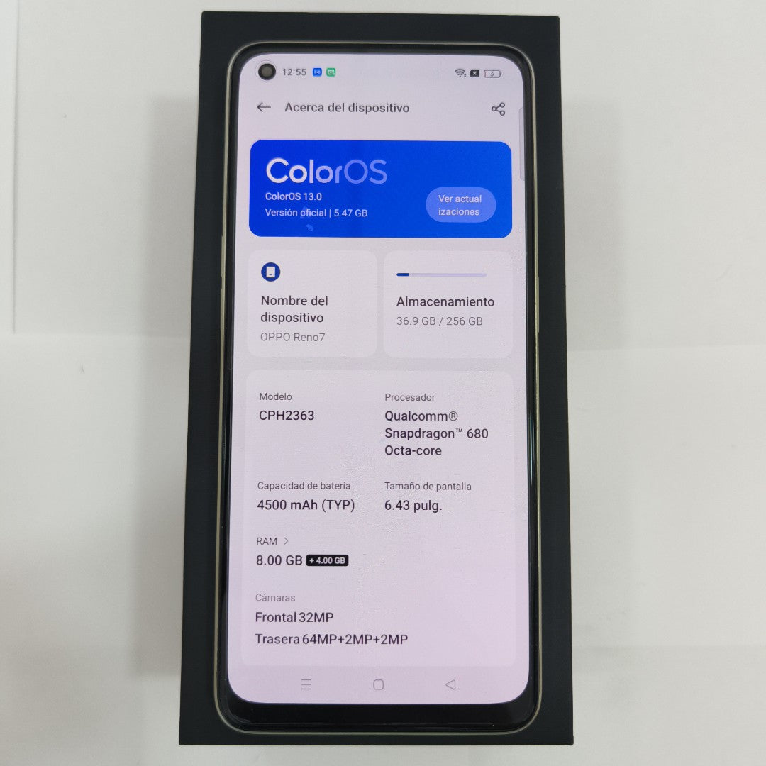 CELULAR OPPO  RENO7 CPH2363 (2022) 256 GB 8 GB RAM (SEMINUEVO)