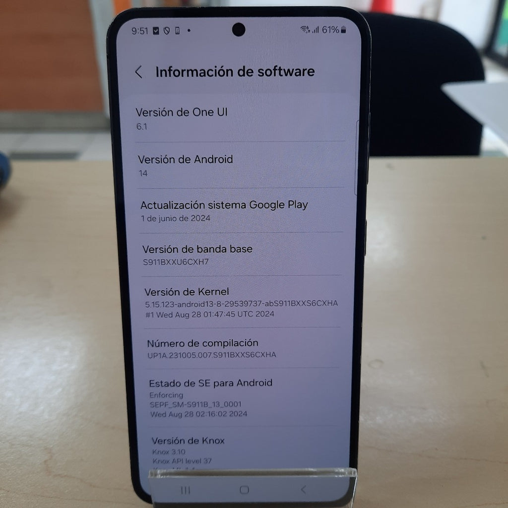 CELULAR SAMSUNG GALAXY S23 SM-S911B 256 GB 8 GB RAM (SEMINUEVO)