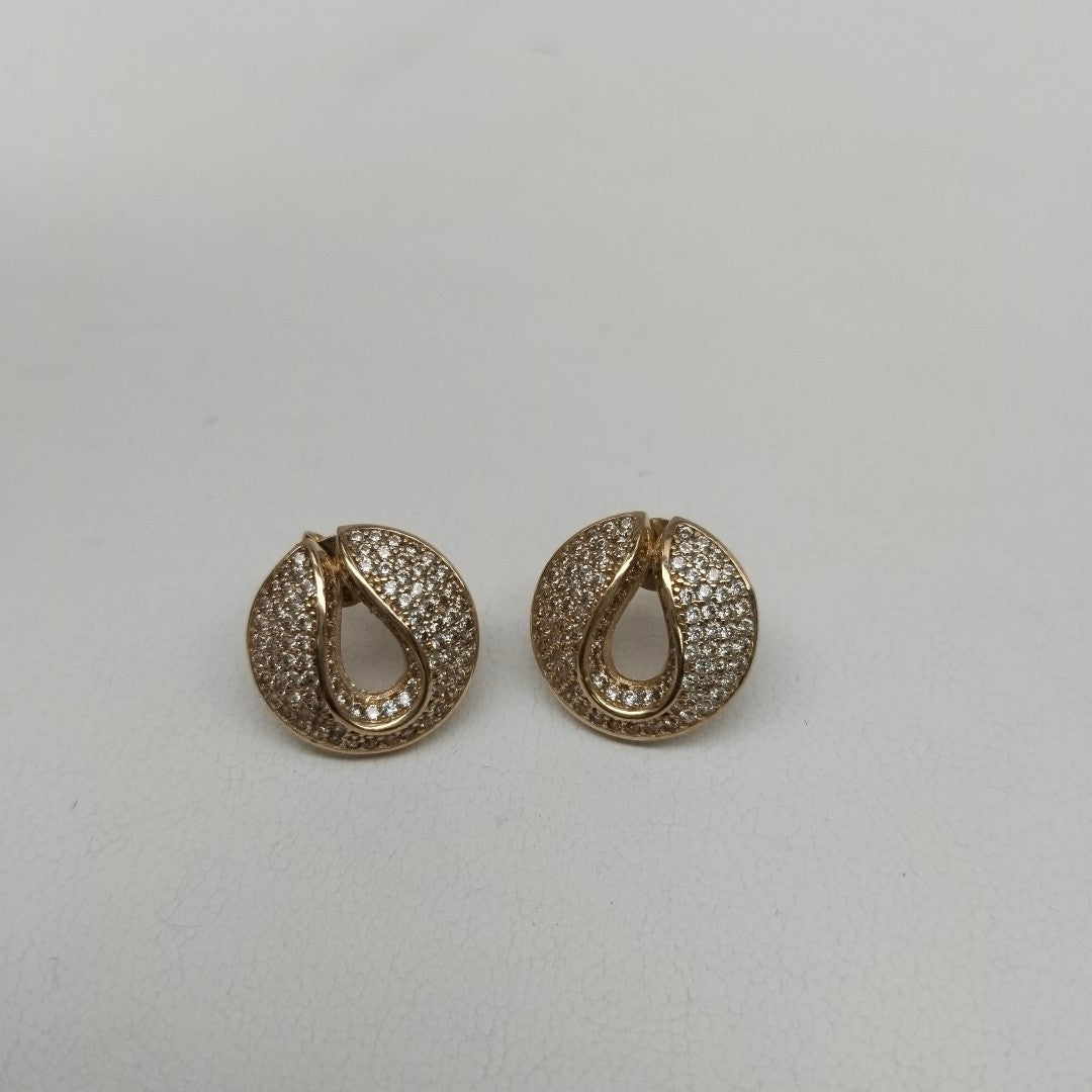 BROQUELES ORO 14K 3.7 (NUEVO)