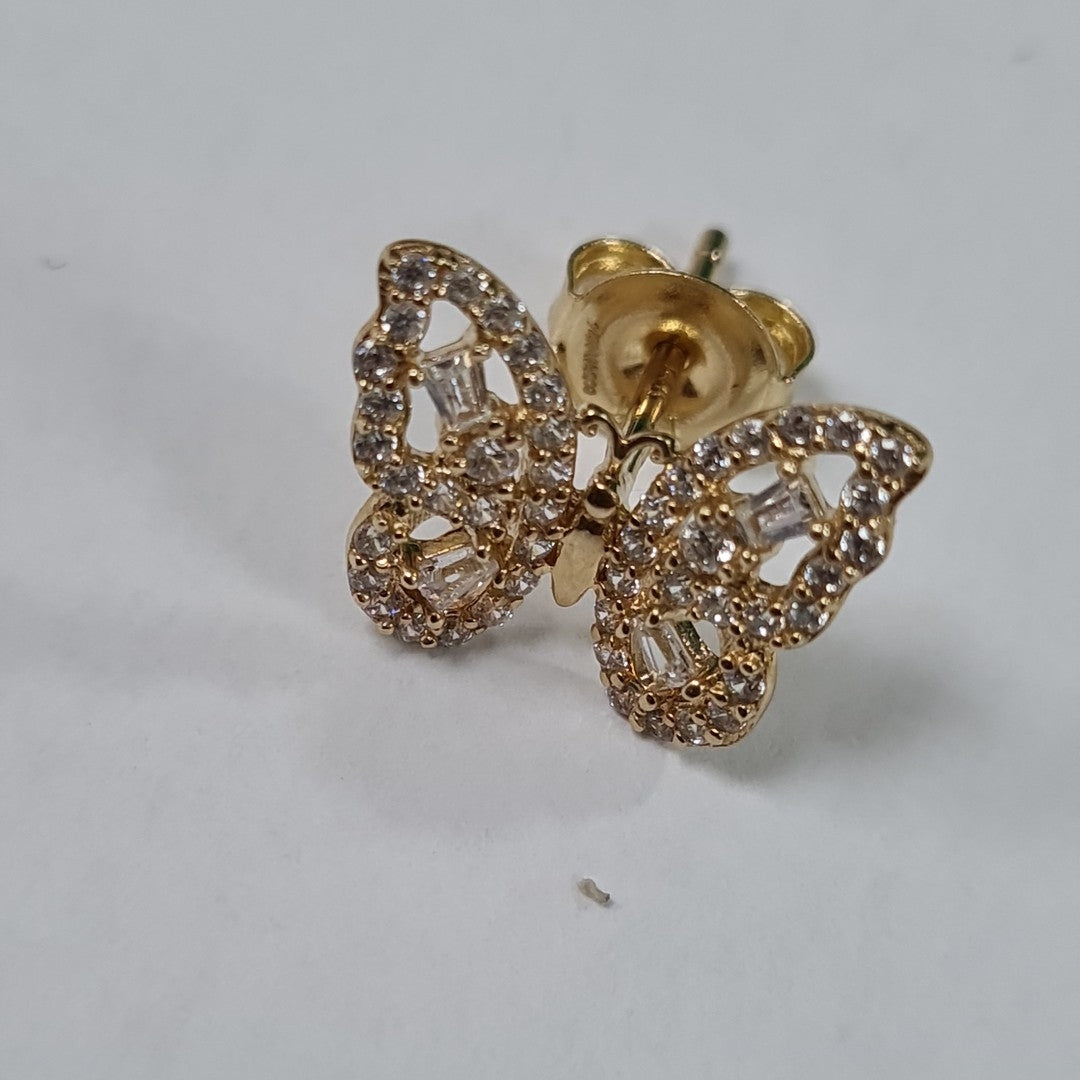 BROQUELES ORO 14K 2 (NUEVO)