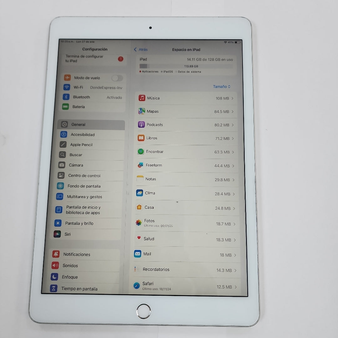 TABLETA APPLE IPAD 8 A2270 128 GB 3 GB RAM (SEMINUEVO)