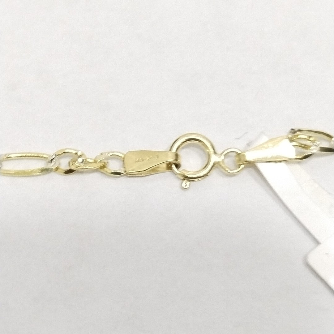 CADENAS CARTIER 3*1 DIAMANTADA ORO 14K 4.7 (NUEVO)
