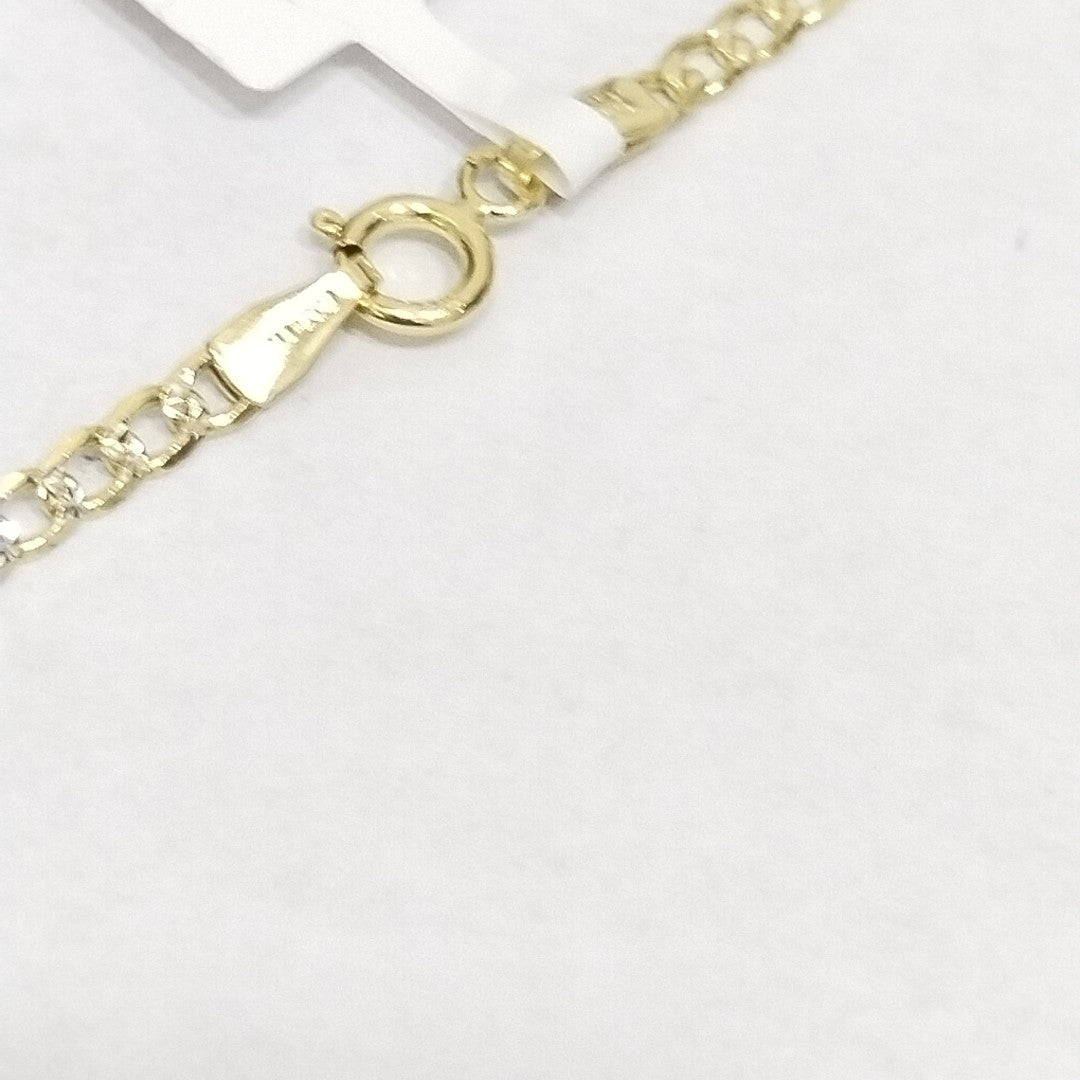 CADENAS BARBADA DIAMANTADA ORO 14K 5.4 (NUEVO)