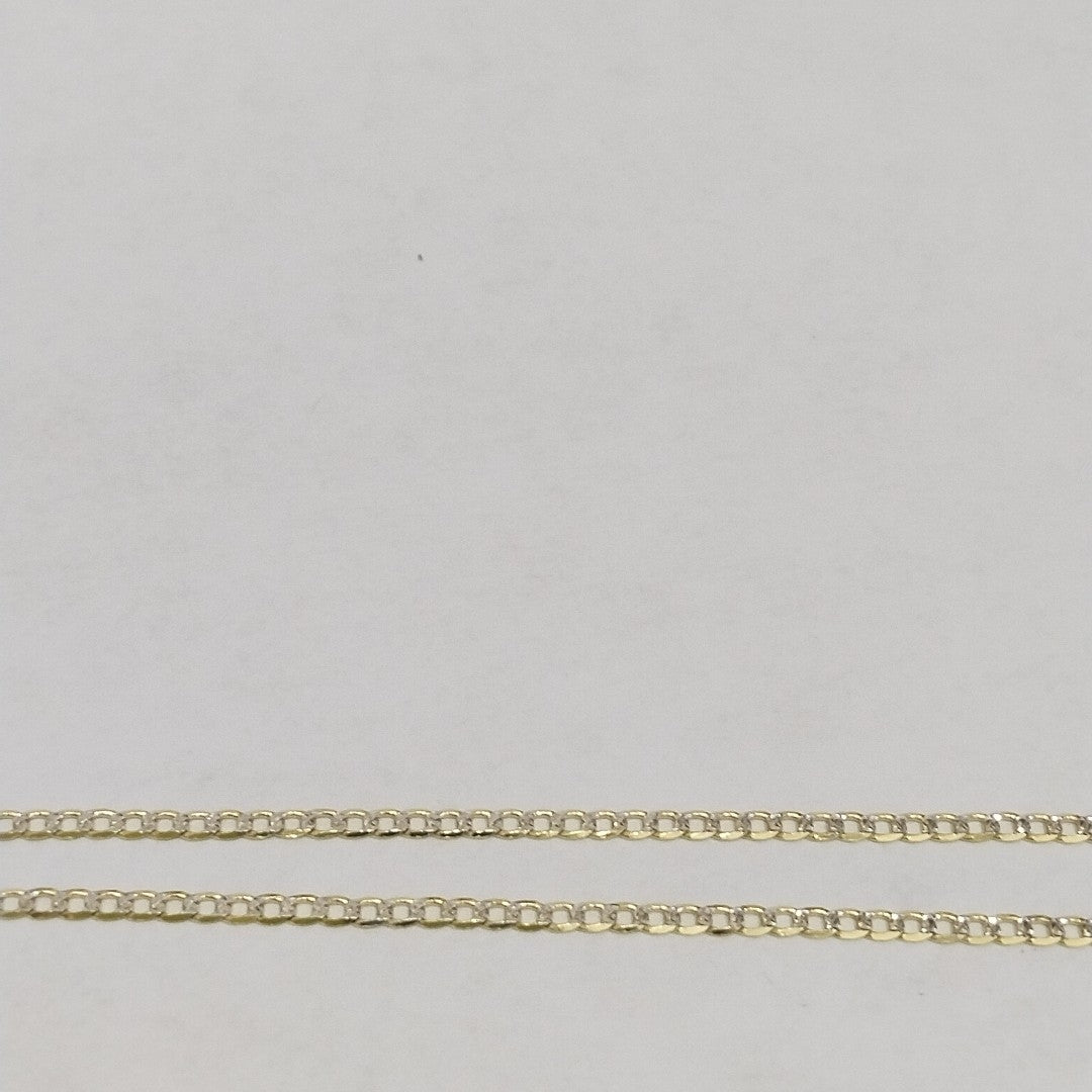 CADENAS BARBADA DIAMANTADA ORO 14K 4.9 (NUEVO)