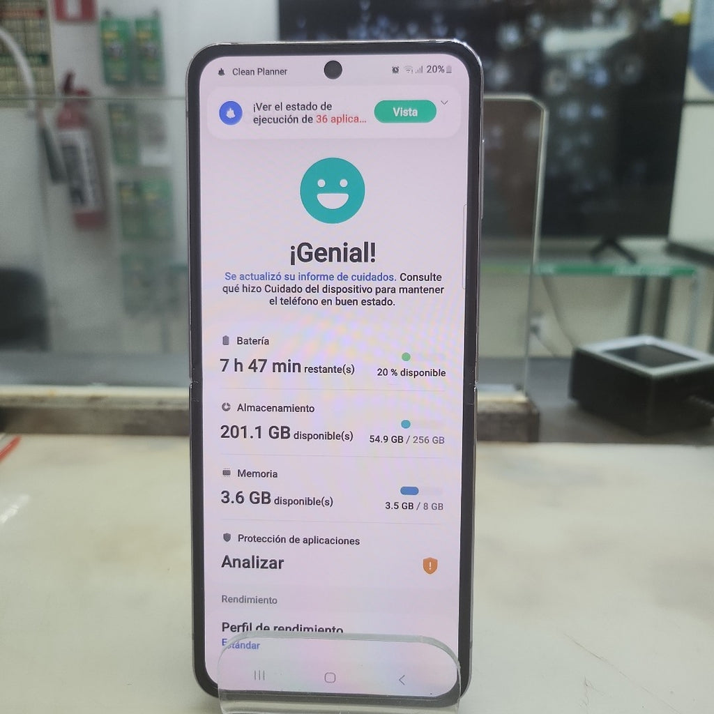 CELULAR SAMSUNG GALAXY Z FLIP4 SM-F721B 256 GB 8 GB RAM (SEMINUEVO)