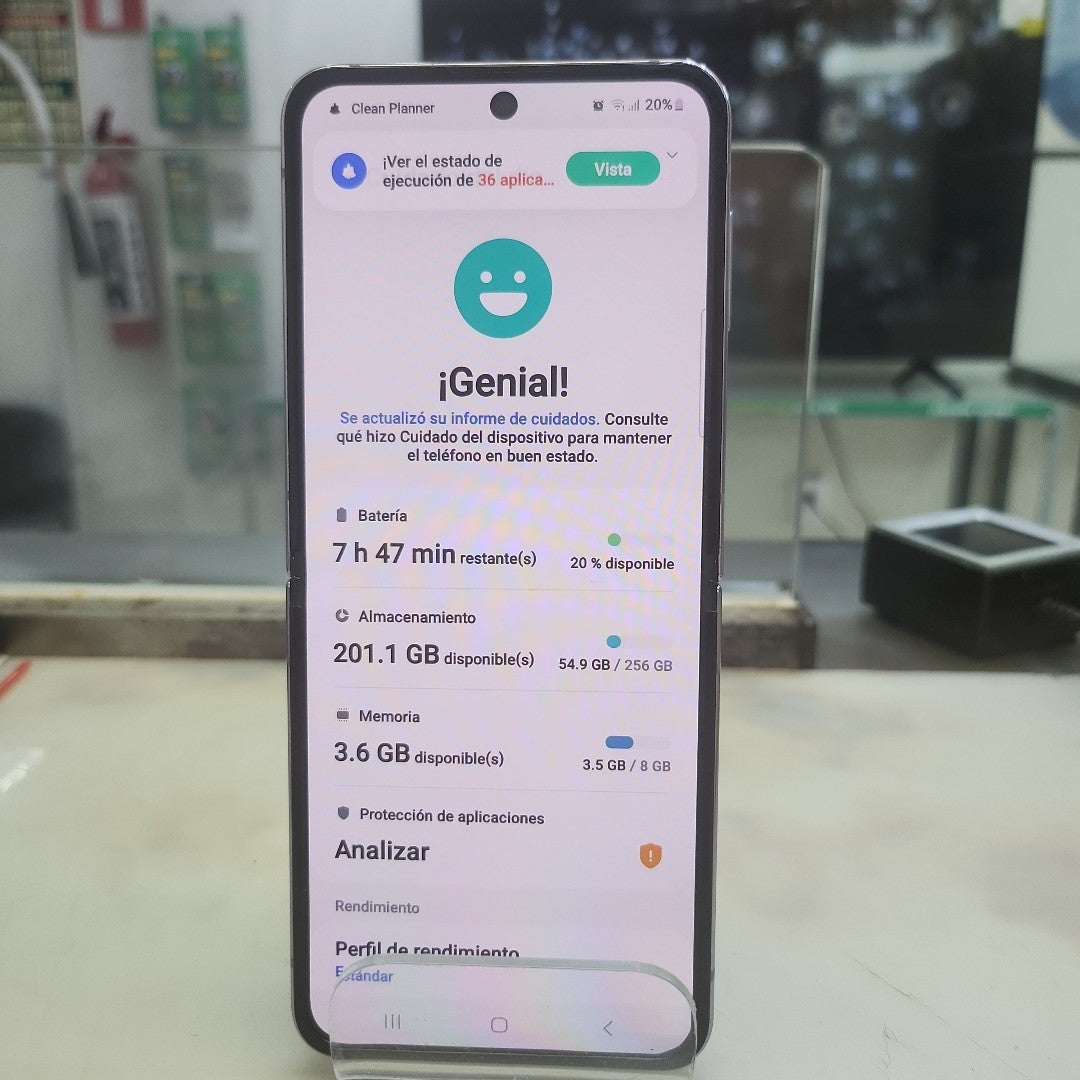 CELULAR SAMSUNG GALAXY Z FLIP4 SM-F721B 256 GB 8 GB RAM (SEMINUEVO)