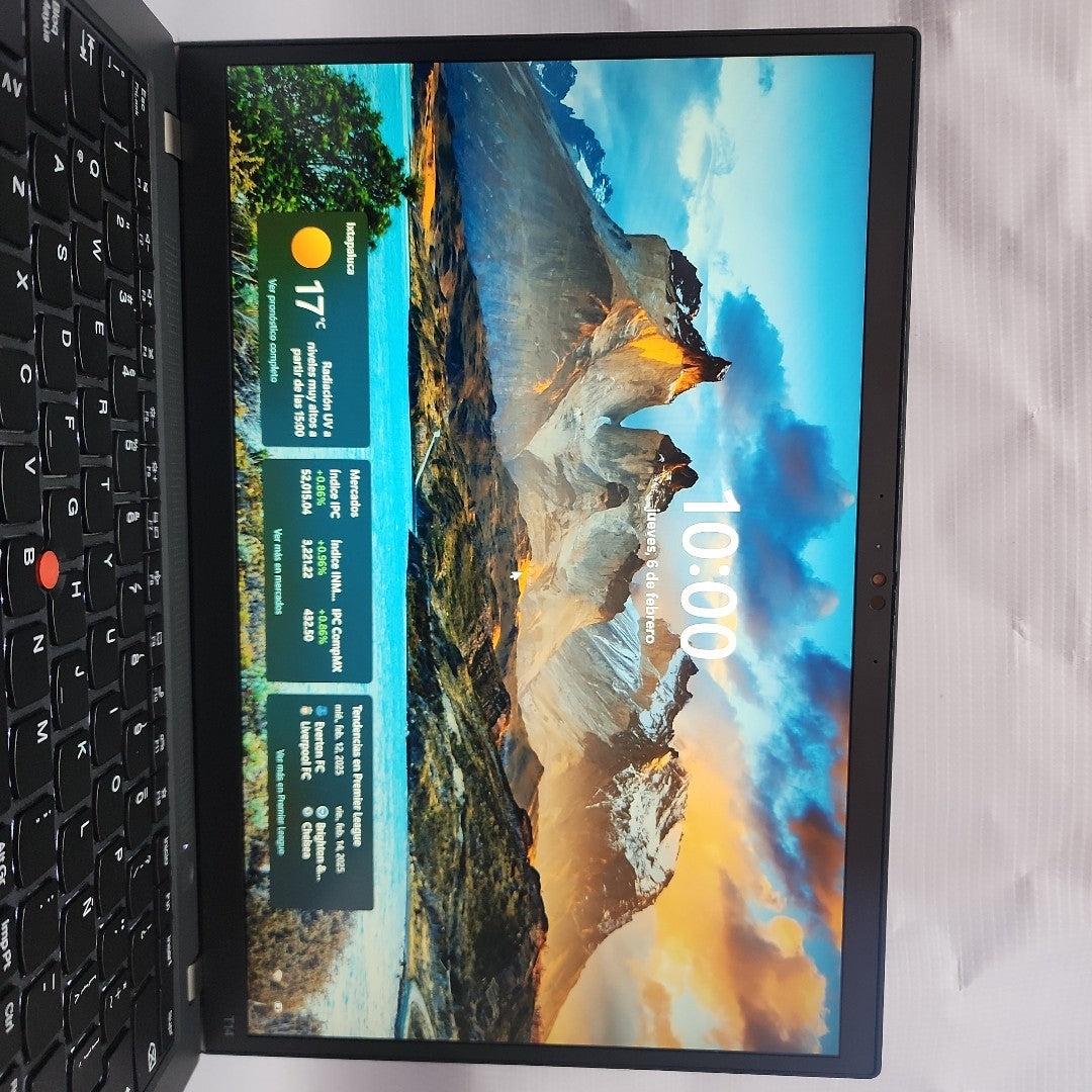 LAPTOP LENOVO THINKPAD T14S GEN 3 (2022) 512 GB SSD 16 GB RAM (SEMINUEVO)