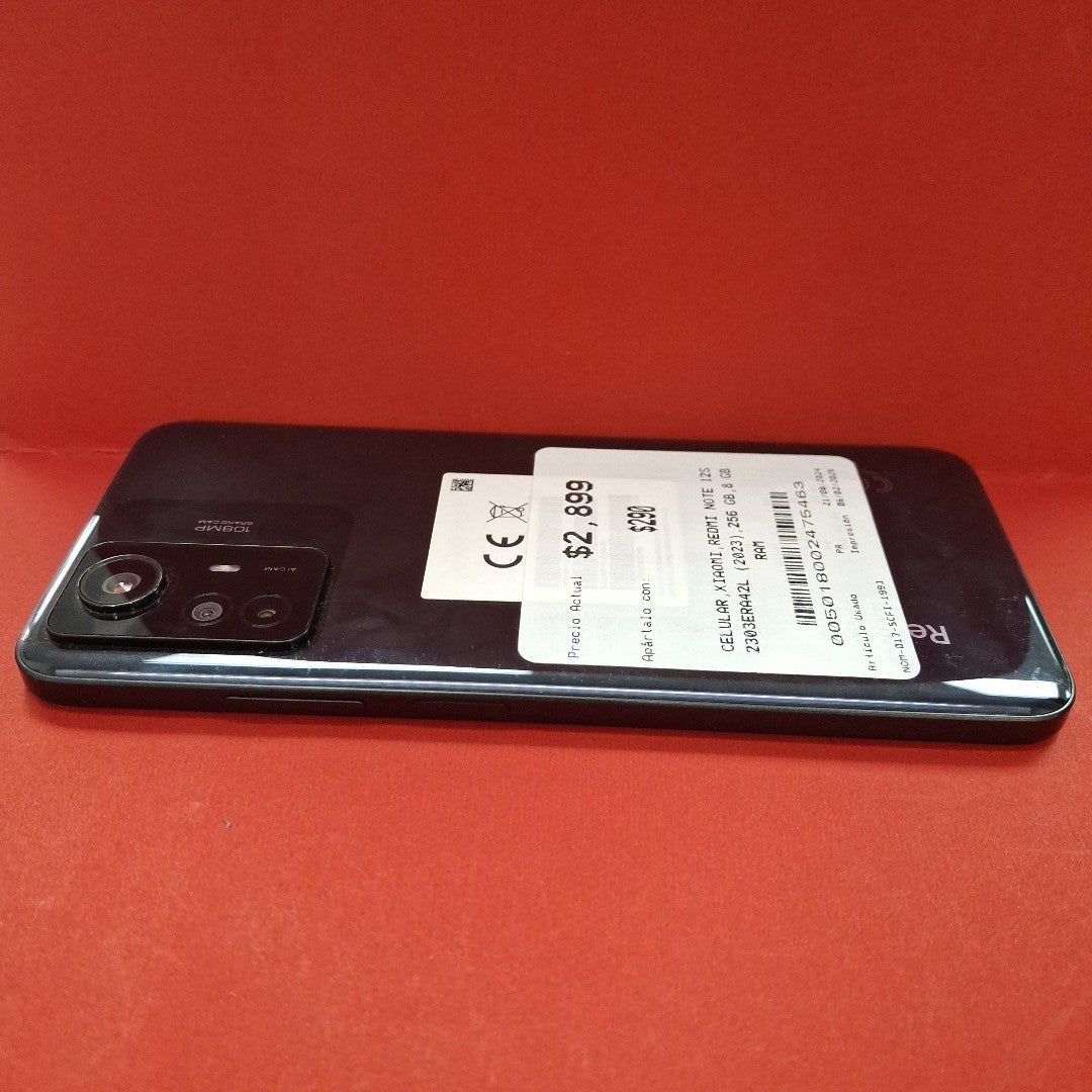 CELULAR XIAOMI REDMI NOTE 12S 2303ERA42L (2023) 256 GB 8 GB RAM (SEMINUEVO)