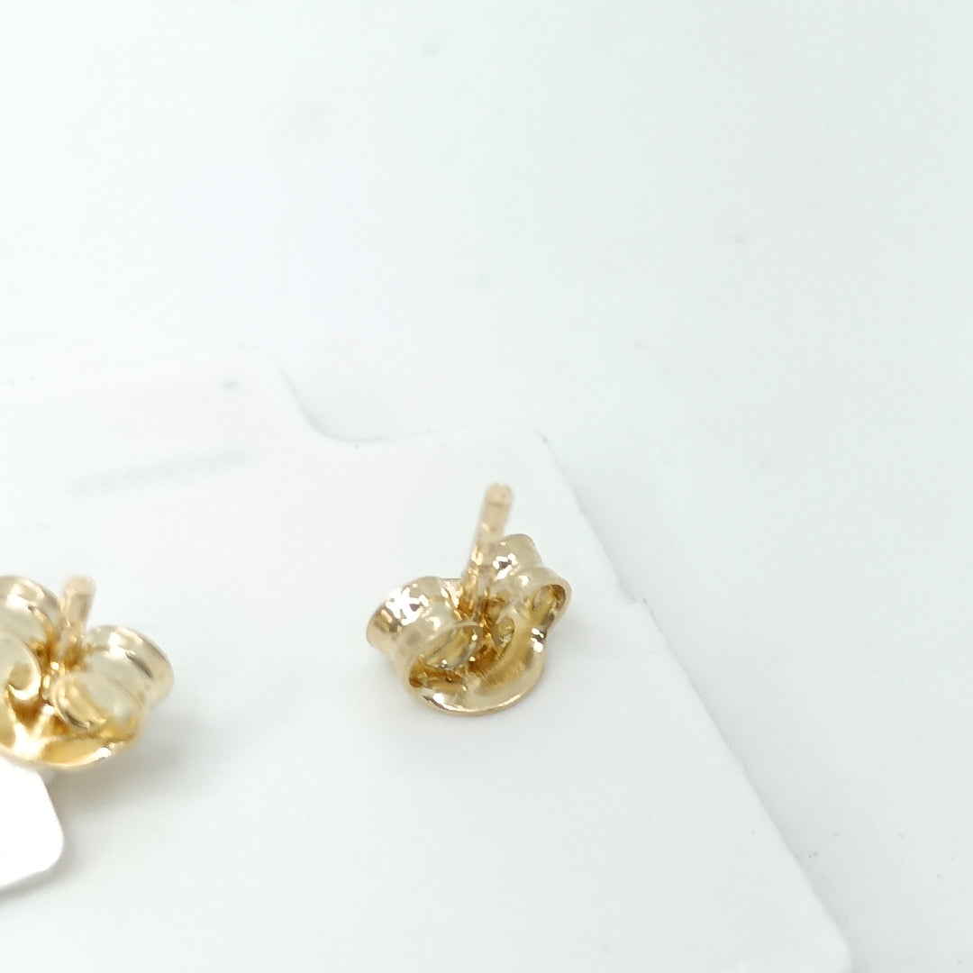 BROQUELES ORO 14K 1.4 (NUEVO)