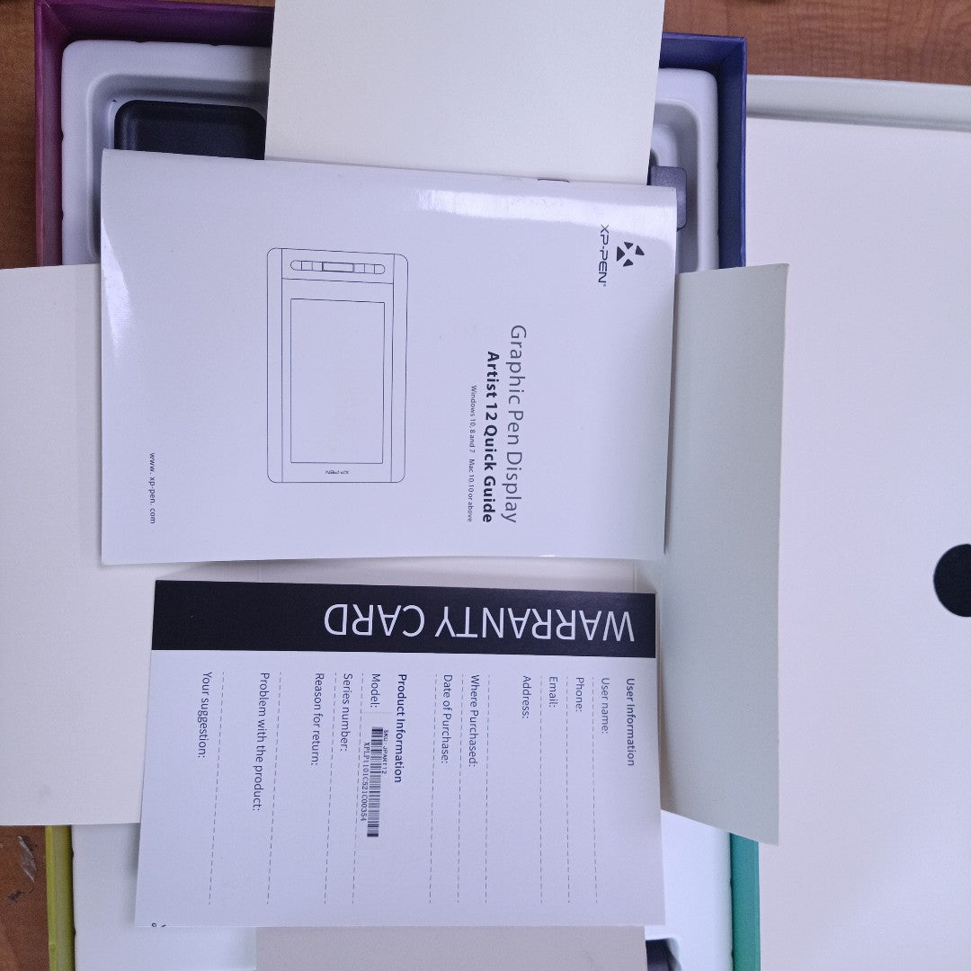 TABLETA XP-PEN ARTIST 12 PEN DISPLAY 2DA GEN DIGITAL USB TIPO C (SEMINUEVO)