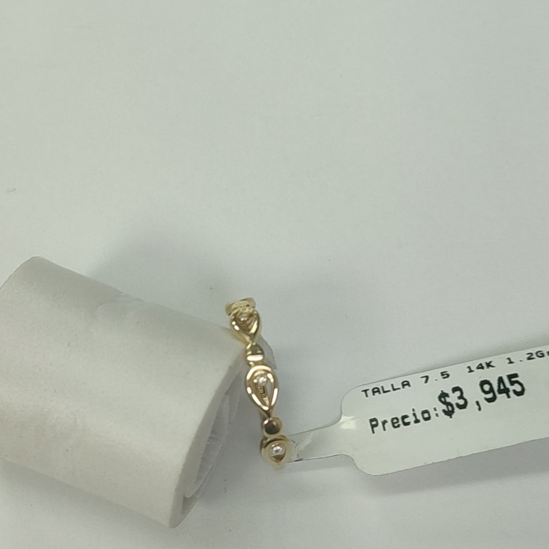 ANILLOS DAMA ORO 14K 1.2 (NUEVO)