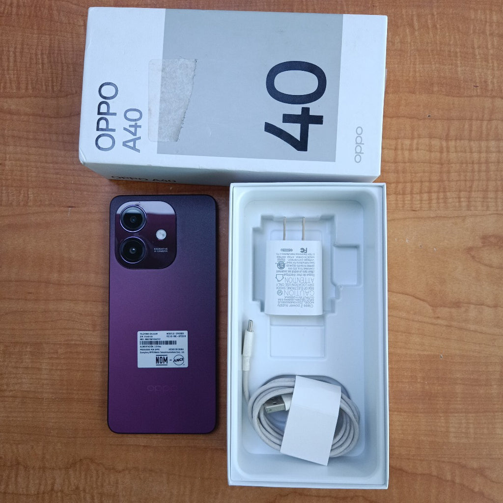 CELULAR OPPO  A40 CPH2669 (2024) 256 GB 4 GB RAM (SEMINUEVO)